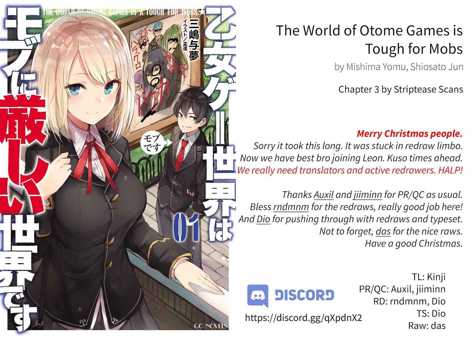 The World of Otome Games Is Tough for Mobs Chapter 3 1